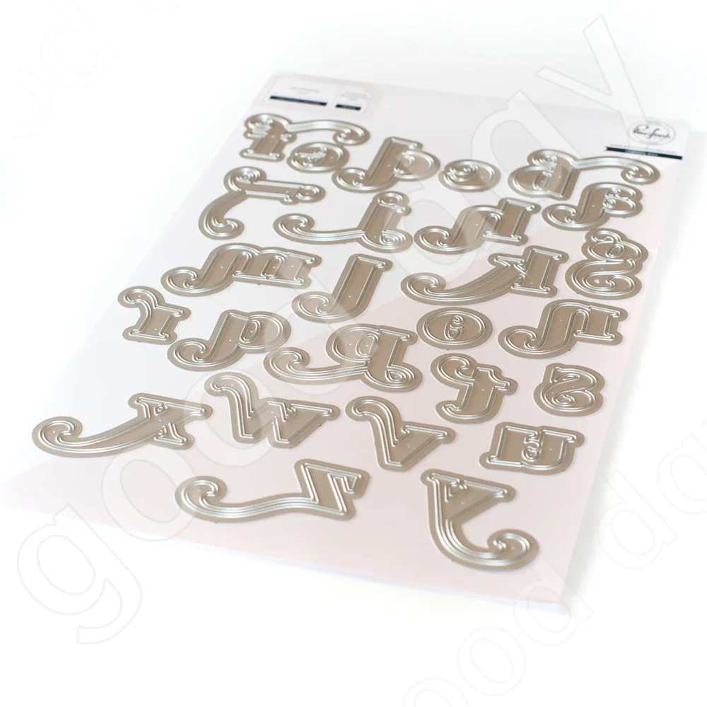 

New 2022 Arrival Lea's Ornate Lowercase Metal Cutting Dies Scrapbook Diary Decoration Embossing Template Diy card Handmade
