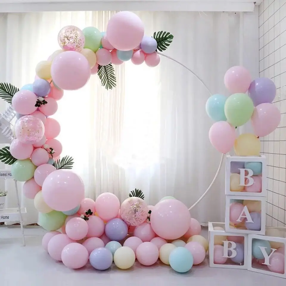 

Balloon Support Circle Balloon Arch Stand Birthday Party Decor PE Rond Shelf Wedding Background Decoration Scene Layout Props