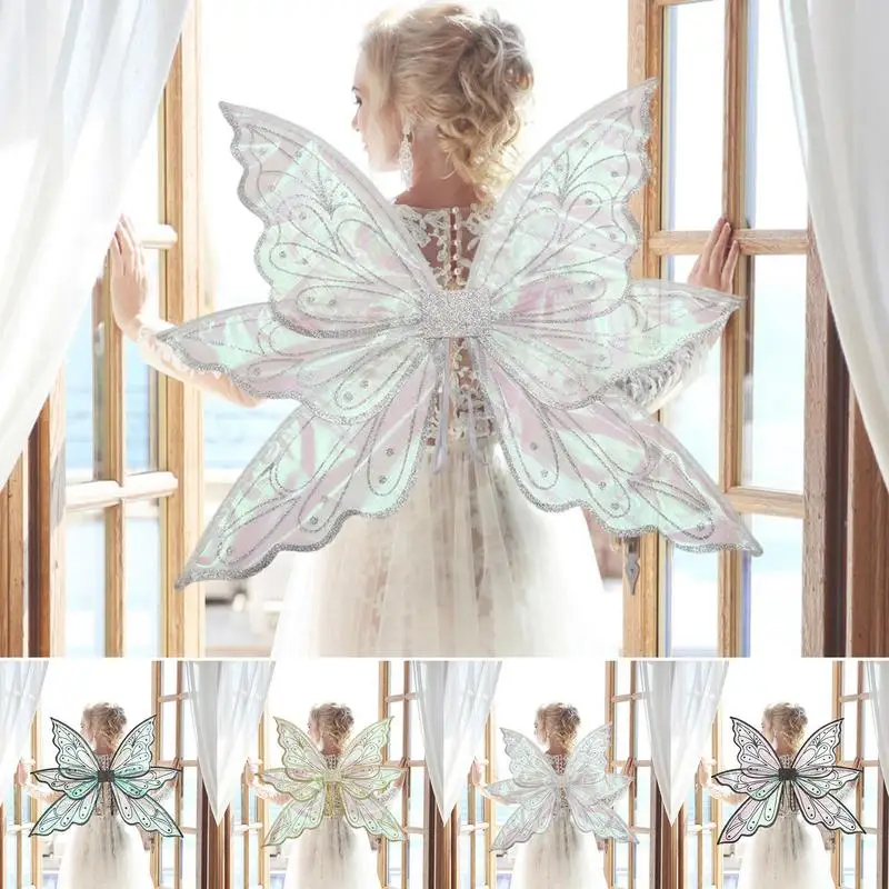 

Fairy Wing For Adult Women Girls Butterfly Elf Wings Kids Dress Up Cosplay Props Halloween Party Costume Sparkle Angel Wings