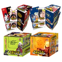 naruto collection flash cards new anime figure kurama ssp bronzing barrage cards board games table toys birthday gifts for kids
