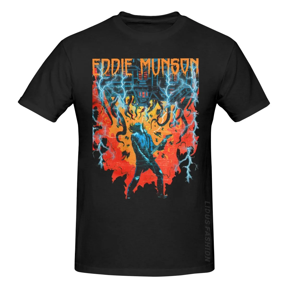 

Eddie Munson Stranger Things Vintage Hellfire Club T Shirt Clothing Graphics Tshirt Short Sleeve Sweatshirt Unisex T-shirt Tee