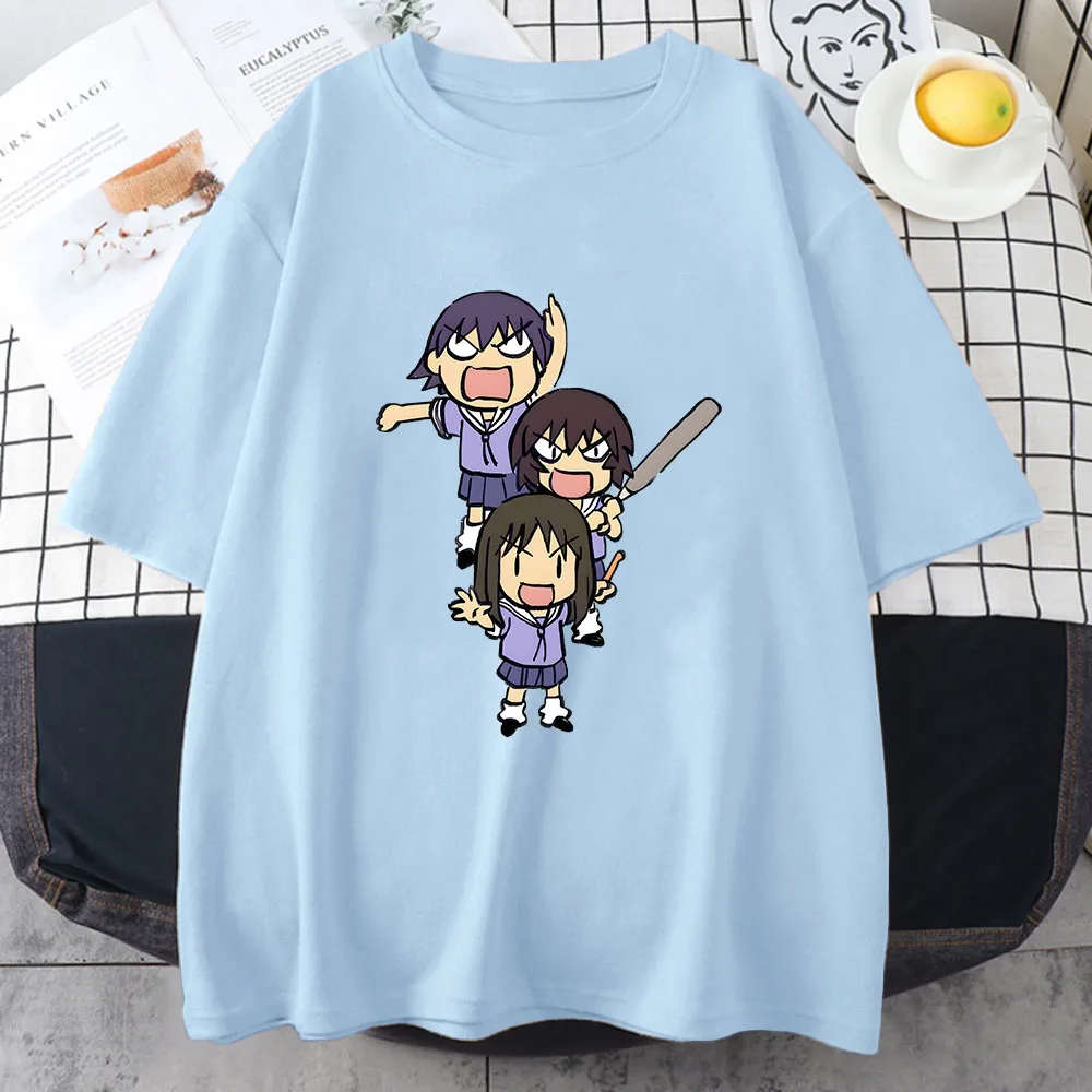 

Azumanga Daioh Ayumu Kasuga Tshirts Women Play Funny Harajuku T-shirts 100% Cotton Japanese Anime T Shirts Manga/Comic Prevalent