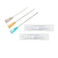 2022 free shipping canula 10 pcs of cannula micro 25g 22g 38mm 50mm blunt tip needle medicl disposable sterile injection needle