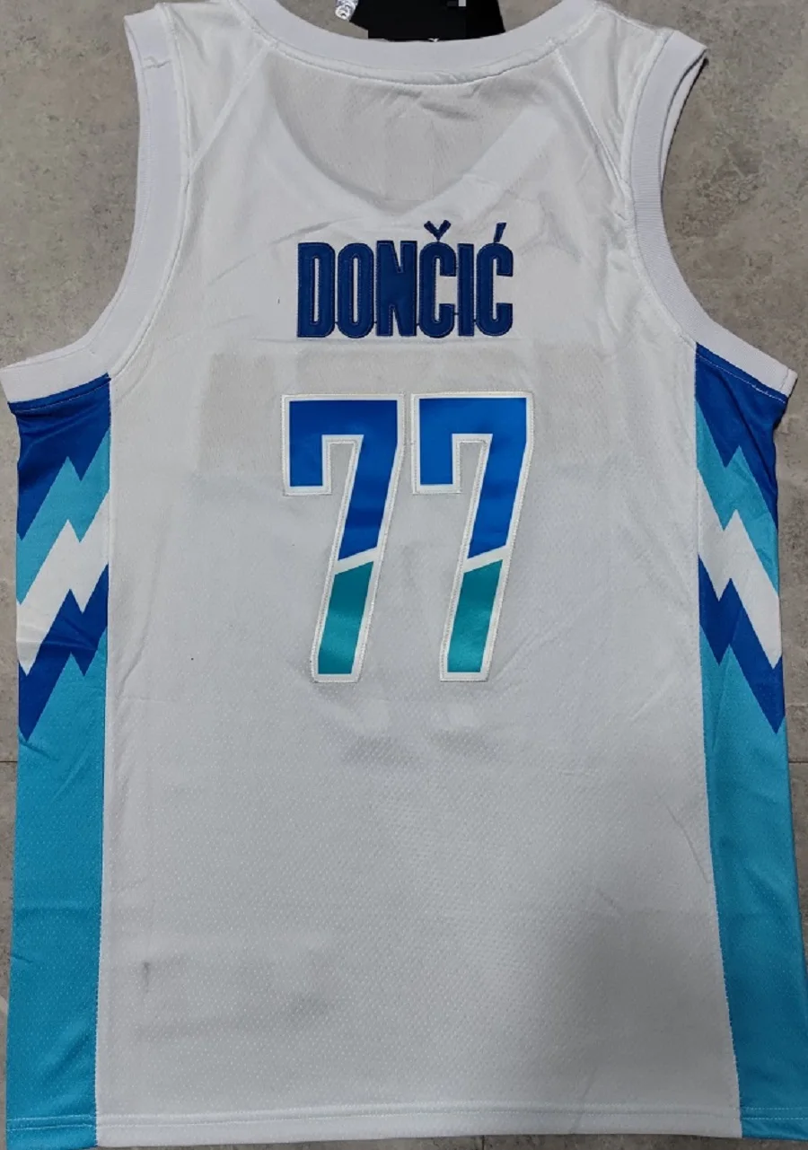 

New 2023 Men Basketball Jerseys Luka Doncic #77 STITCH T-SHIRT