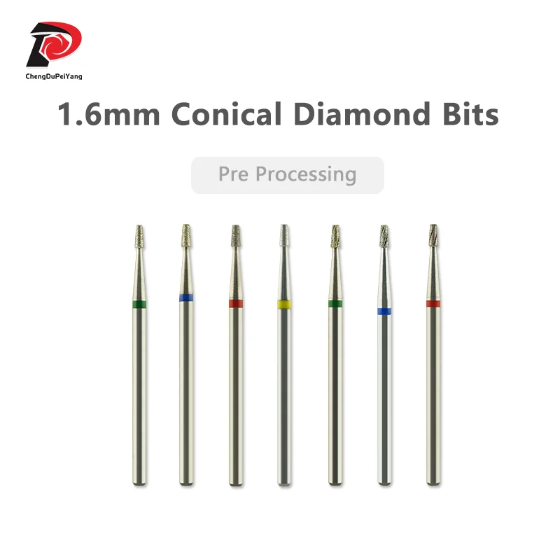 

Conical Diamond Bits Remove Gel Manicure Tool Accessory