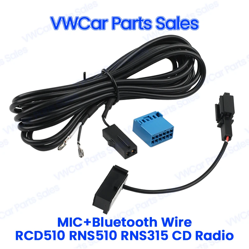 

Автомобильный Bluetooth-кабель 3BD035711 для VW MQB RNS315 RCD510 RNS510, совместимый с Bluetooth-микрофоном, гарнитура Bluetooth 3BD 035 711, микрофон для режима «свободные руки»