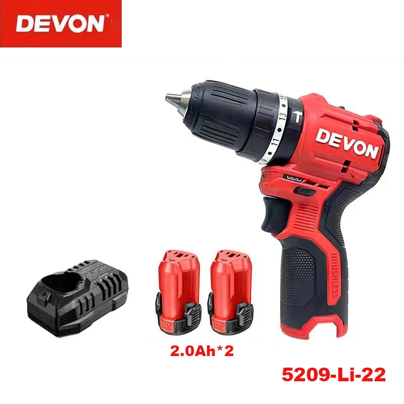 

Электрическая дрель DEVON 5209-Li отвертка ударная электрическая дрель 12 В беспроводной электрический инструмент