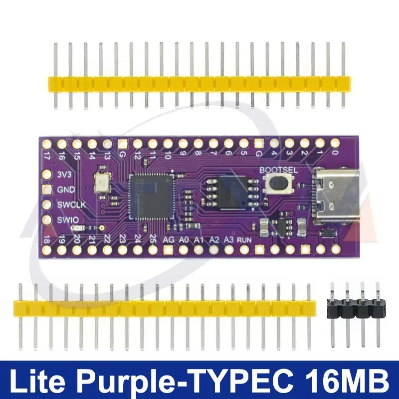 Raspberry Pi Pico Board RP2040 TYPE-C / MICRO Dual-Core 264KB ARM микрокомпьютеры с низкой мощностью