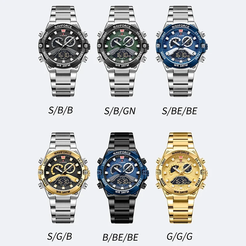 Мужские наручные кварцевые часы Naviforce