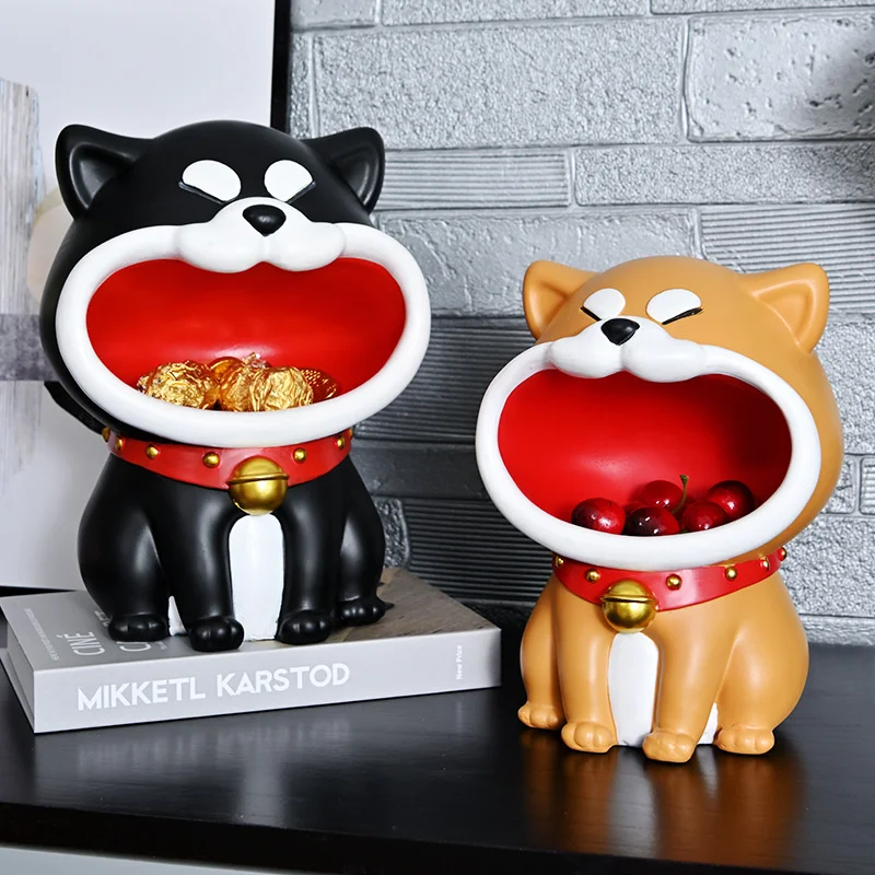 

Buccal dog key стойка для хранения украшений гостиная крыльцо чайный столик креативный резервуар для денег украшение для дома полимерные изделия