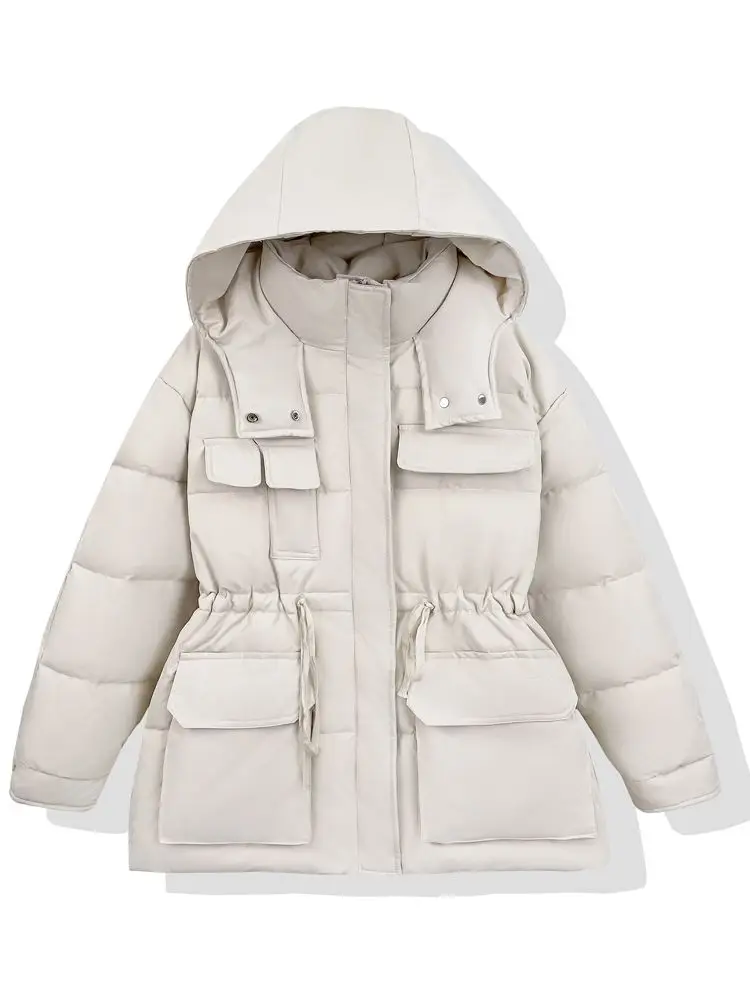 Women Down Jacket New Casual Style White Duck Down Jackets Autumn Winter Warm Coats And Parkas Female Outwear
