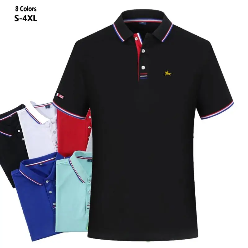 Женская летняя футболка-поло с вышивкой и логотипом повседневная мужская