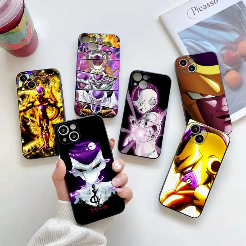 

Dragon Ball Z Anime Golden Frieza DBZ Phone Case For iphone 14 Plus 13 12 Mini 11 Pro XS Max X XR Cover