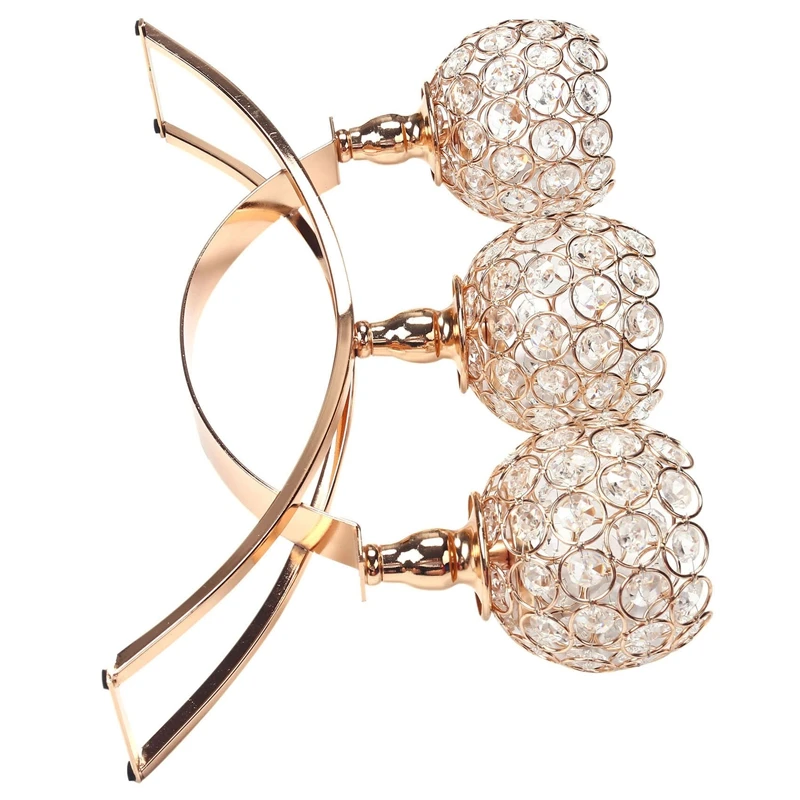 Акция! Хрустальные подсвечники 3 держателя железный подсвечник для журнального