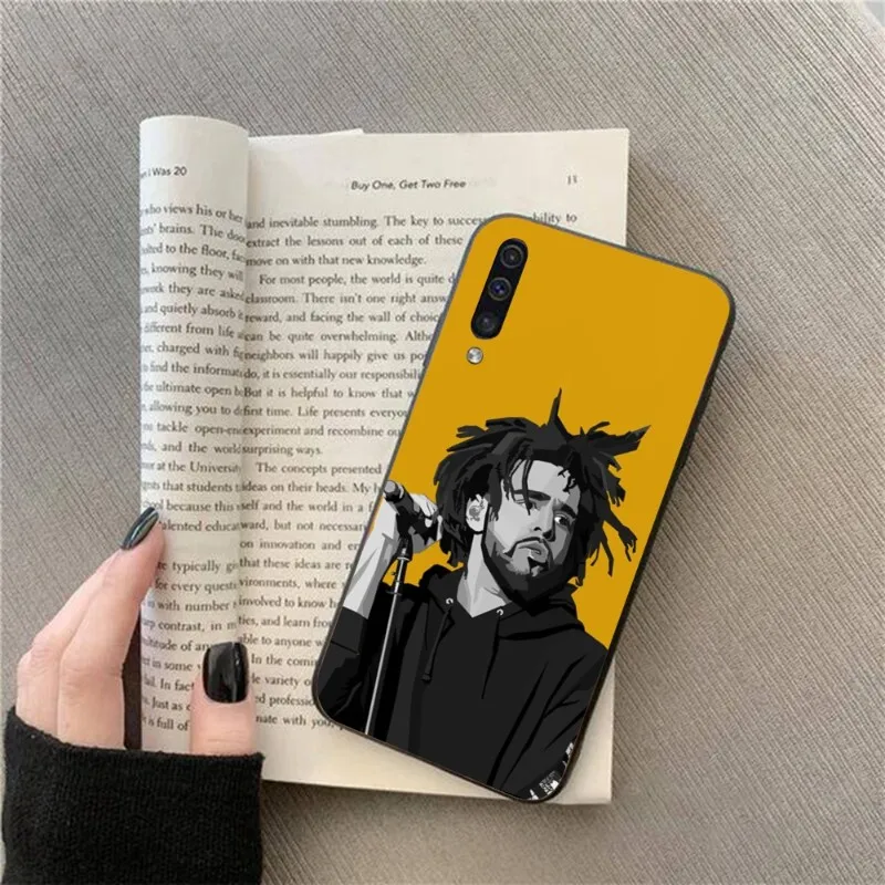 Чехол Dreamville J Cole для телефона Samsung Galaxy S6 S7 S8 S9 S10 S21 S22 Plus ультрамягкий черный чехол |
