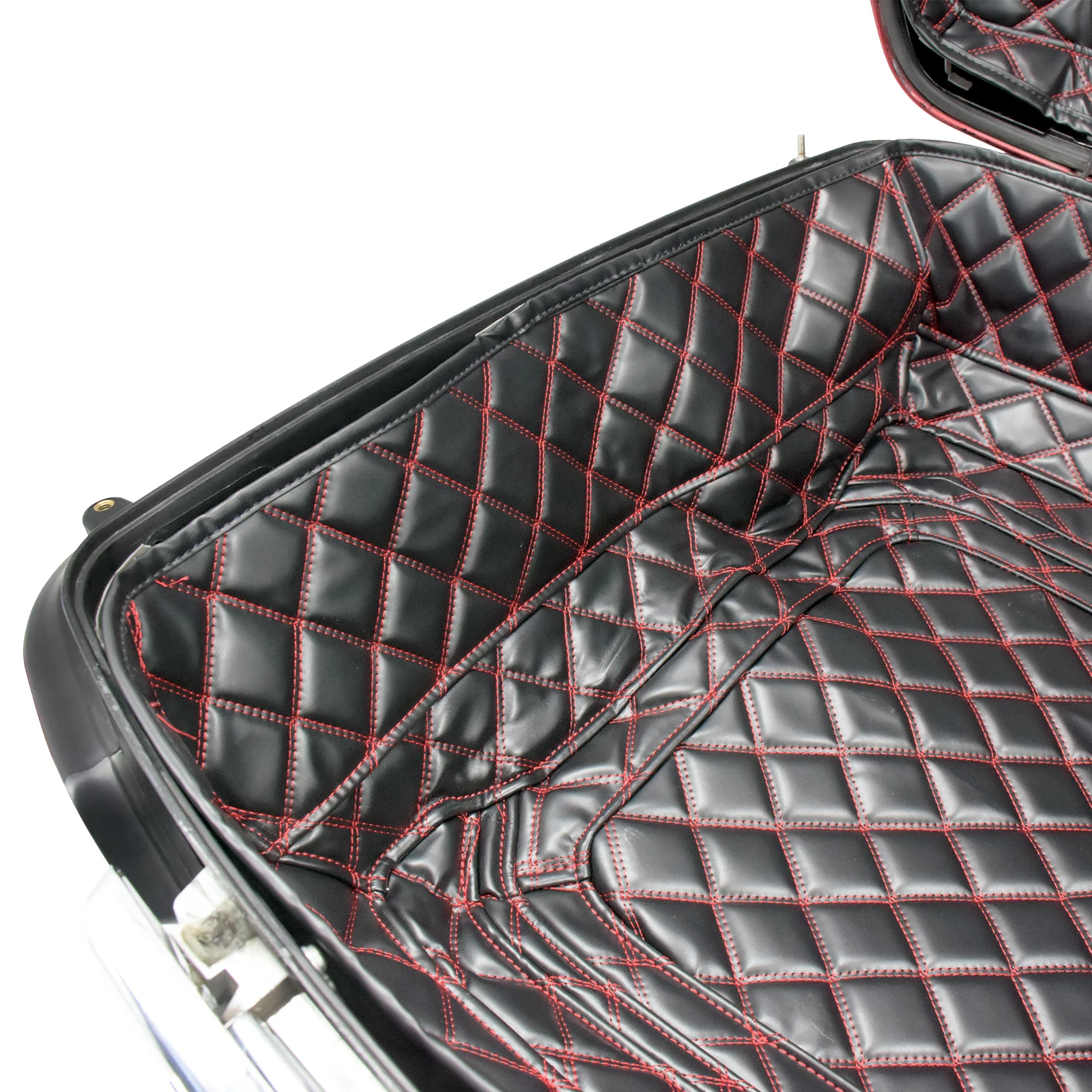Motorcycle Leather Chopped Pack Trunk Carpet Liner For Harley Touring Limited  CVO Road Electra Street Glide FLHR FLHT 2014-2022 enlarge