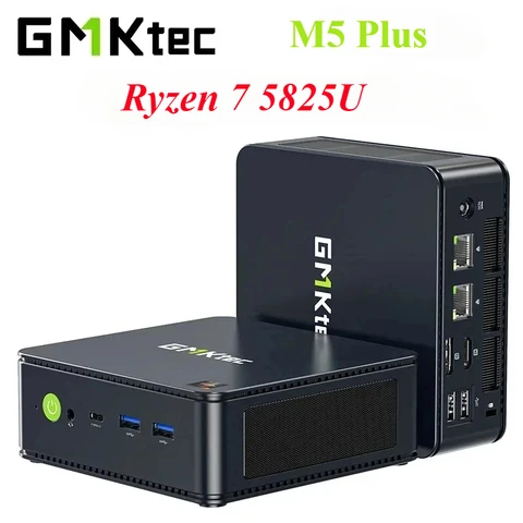 Мини-ПК GMKtec M5 Plus Ryzen 7 5825U 16 ГБ 500 ГБ