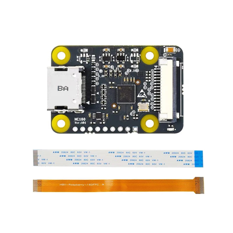 

Плата расширения Raspberry Pi HDMI-совместимая с адаптером видеокамеры CSI, поддержка 1080p @ 30fps для Raspberry Pi 4 3B Plus Pi3 Zero