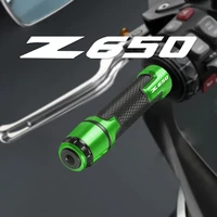 motorcycle aluminium grips hand pedal bike scooter handlebar for kawasaki z650 2016 2017 2018 2019 2020 2021 accessories