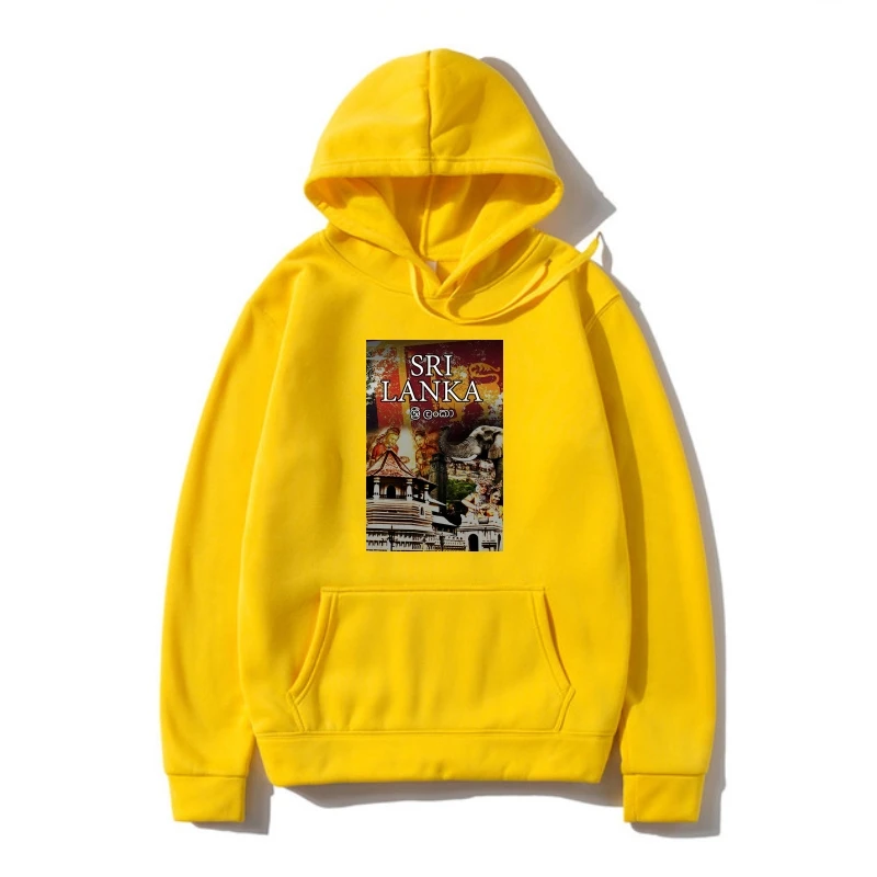 

Свитшот с забавным принтом для мужчин и женщин, крутая хлопковая белая теплая толстовка, Шри-Ланка, 100% хлопок