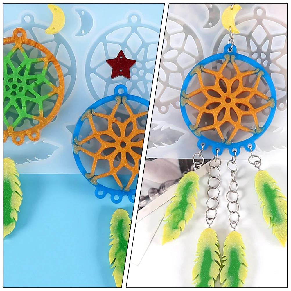 Формы для мыла DIY Кристалл Клей Смола Ловец снов Украшение стены Поясная бирка