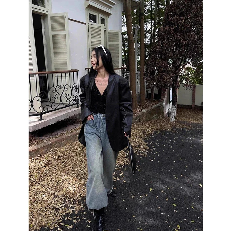 MEXZT Y2K черные кружевные прозрачные рубашки женские модные сексуальные открытые