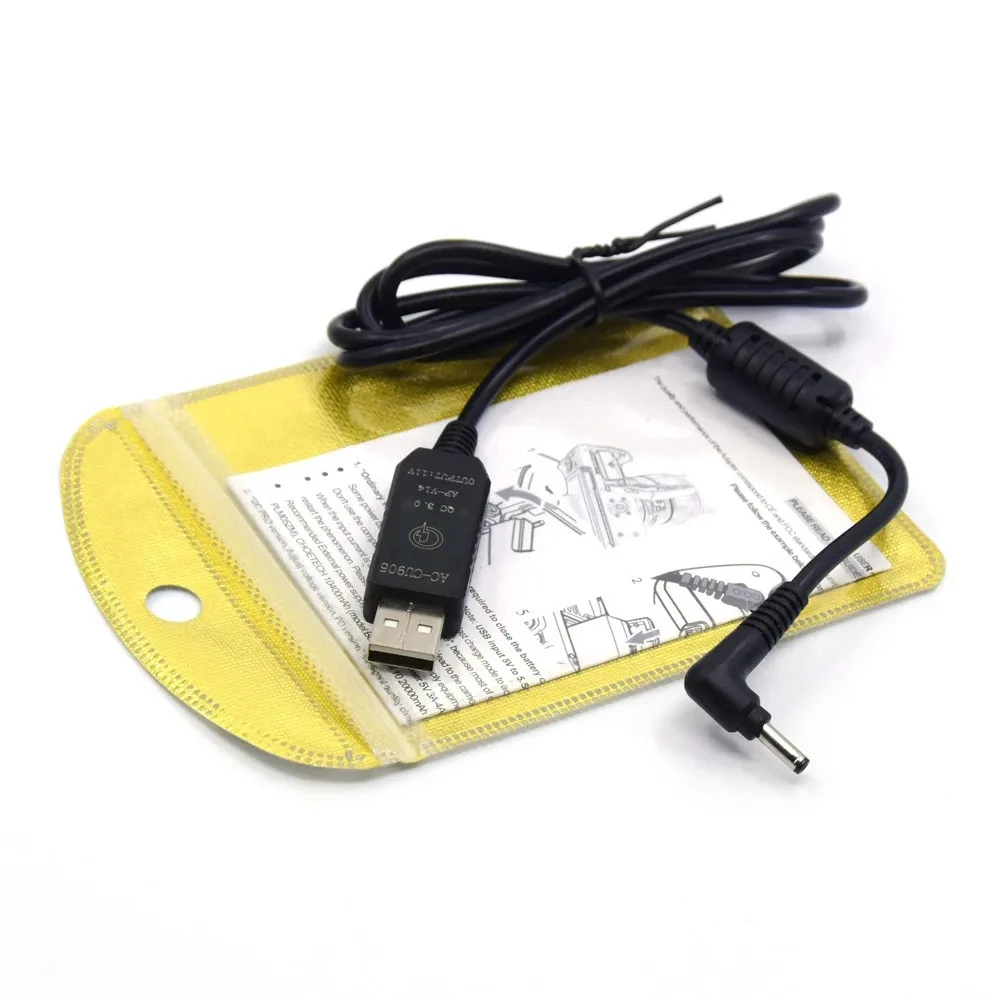 

11V Power Bank Adapter QC3.0 AP-V12U V13U USB Cable For AP-V11 AP-V11U AP-V12 AP-V13 AP-V10 AP-V10U AP-V10EN GR-DVL920 GR-AX760