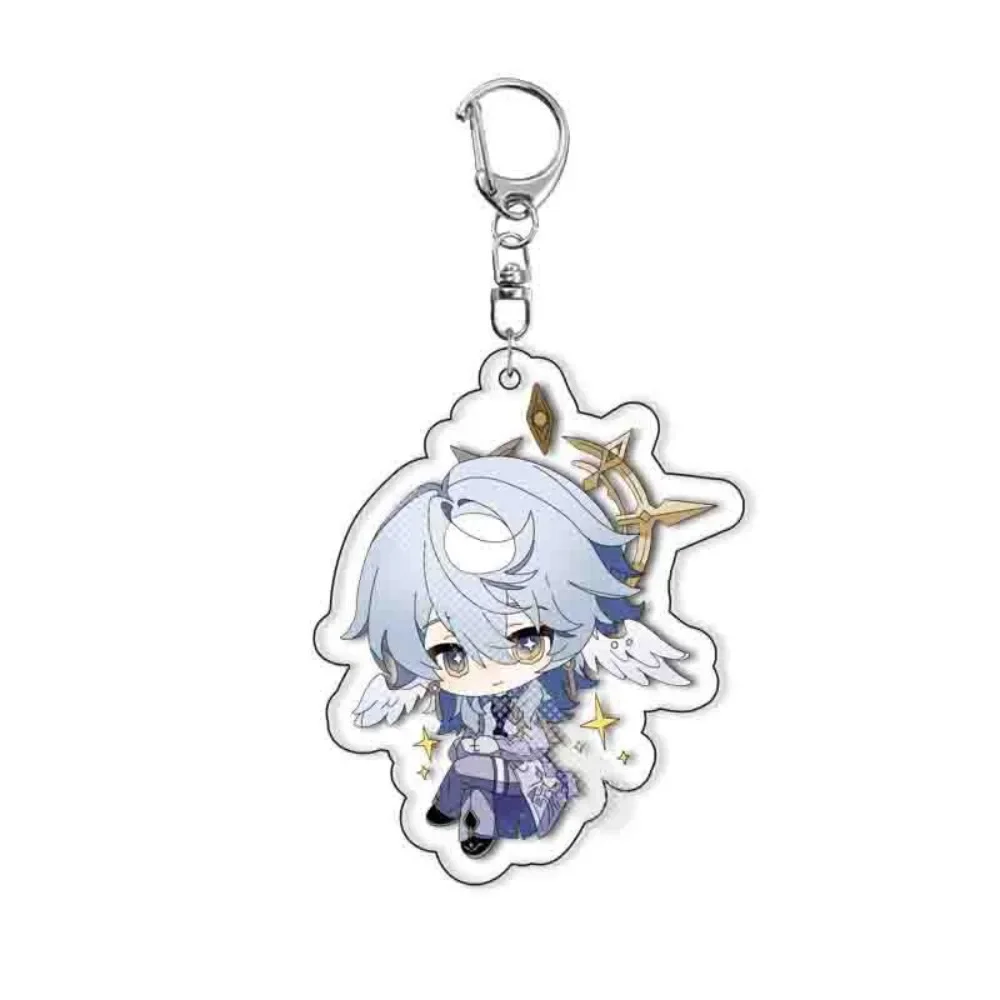 Фото Прекрасный брелок Honkai: Star Rail Sparkle Acheron Firefly Robin Aventurine Misha Sunday Брелок для ключей Игра Рюкзак Подвеска Опора Значок №2
