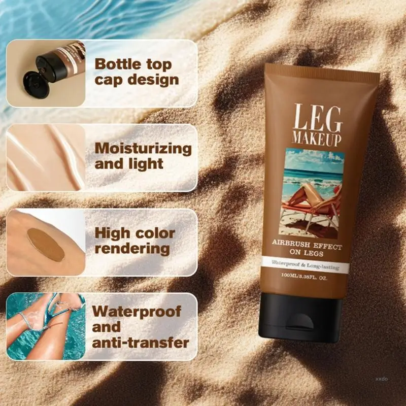 Водонепроницаемый консилер для ног среднее свечение непереносимое покрытие