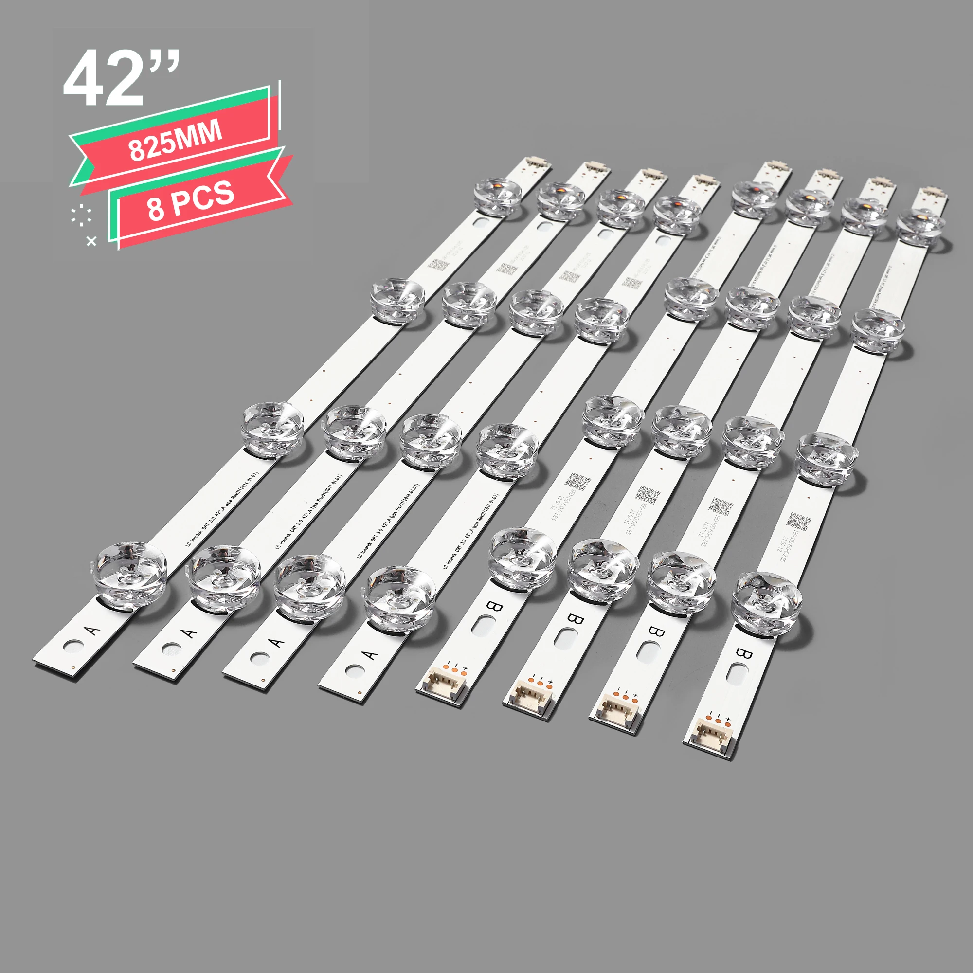 

LED strip For LIG DRT INNOTEK DRT 3.0 42'' A/B TYPE 6916L-1956E 6916L-1957E 1709B 1710B 42LY310CA 42LB563V 42LB561V 42LB5610