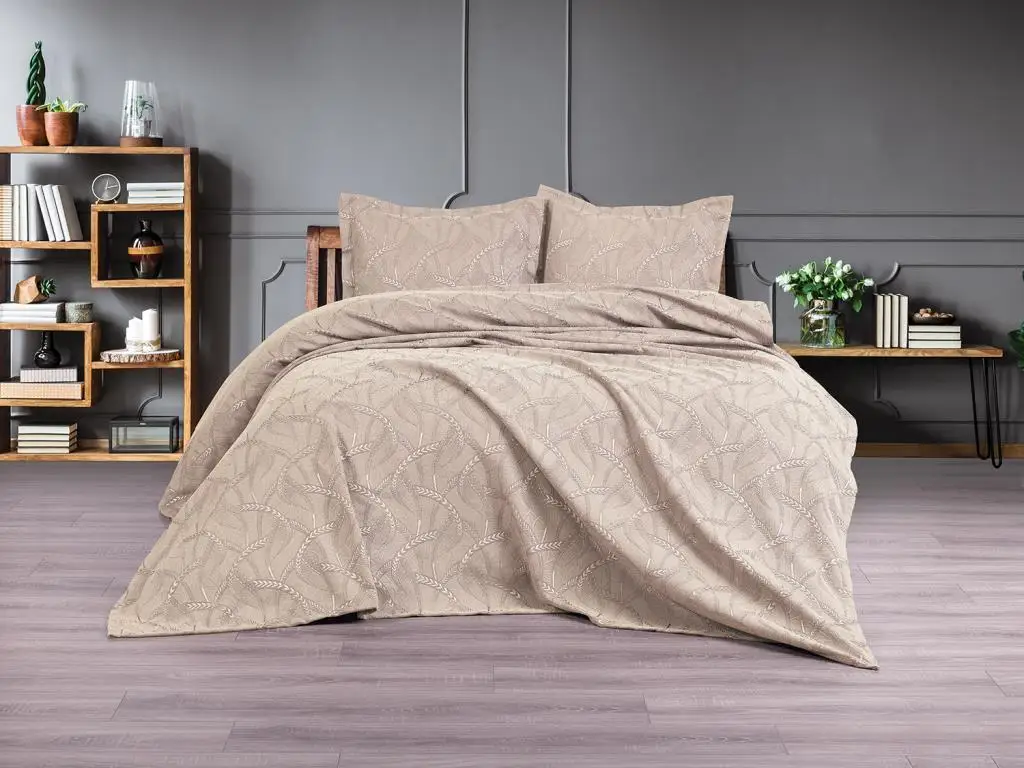 

Dowry disemi Lenora 3 piece pique set beige