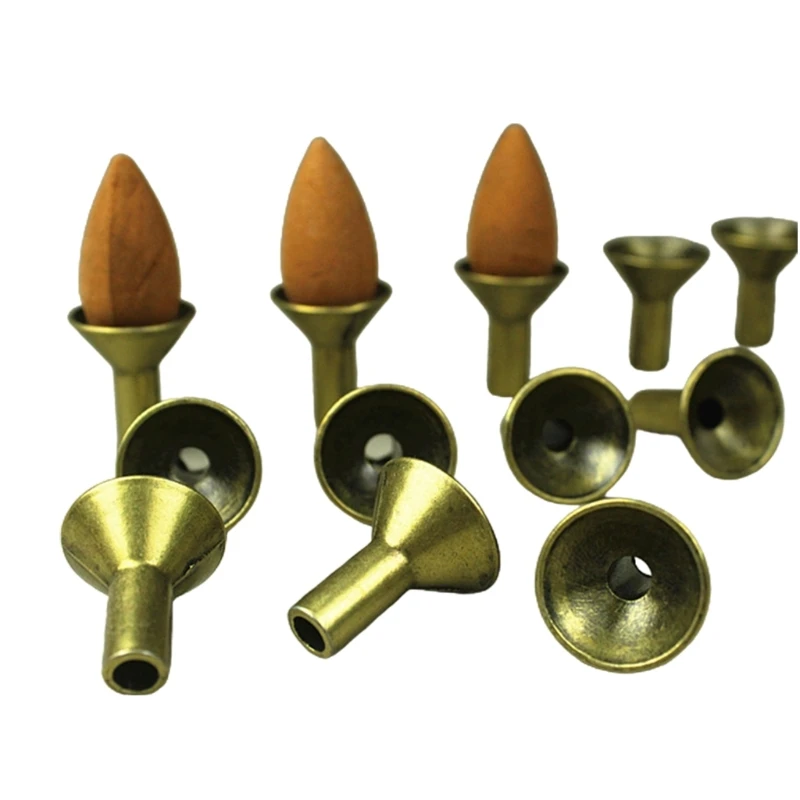 

Metal Backflow Incense Head Holder Decorative Incense Burners DropShip