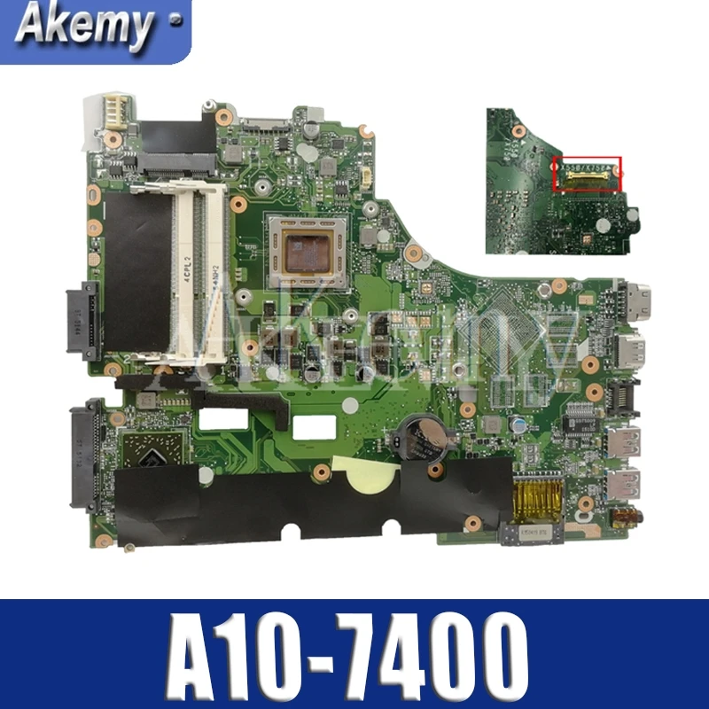 

Материнская плата Akemy X750ZA X750ZE для Asus X750Z X750ZA X750ZE K750Z, материнская плата для ноутбука, процессор/фотосессия, 100% оригинальная материнская плата