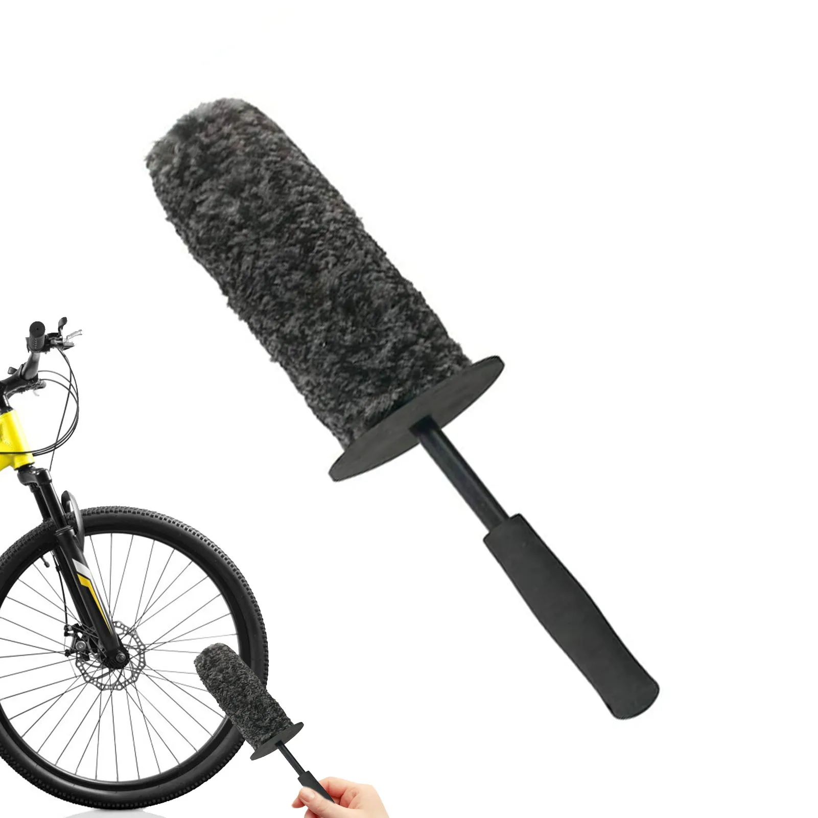 

Щетка для колесных дисков, щетка с легким охватом и длинной мягкой щетиной для детейлинга обода колеса