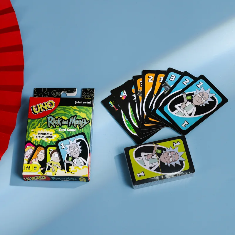 

Board Game UNO Cards Game Naruto Anime Action Figure Dragon Ball Demon Slayer Fanny Family Party Poker Playing Kids Toys