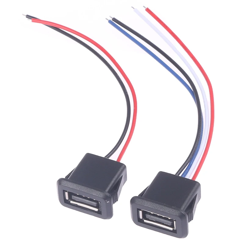 

Гнездовой разъем питания USB 2,0, USB, разъем для зарядного порта с кабелем, USB-разъем для зарядного устройства