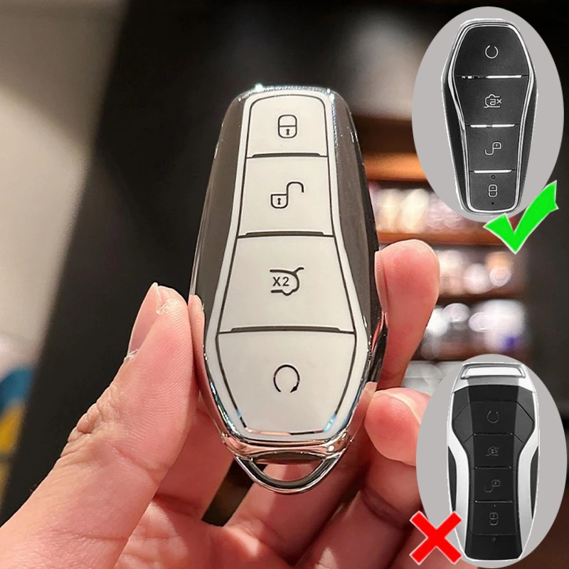 

Мягкий чехол для автомобильного ключа из ТПУ для BYD Han Ev Tang Dm/Qin PLUS/Song Pro/MAX/Yuan Dolphin E2, протектор автомобильных ключей, автомобильные аксессуары