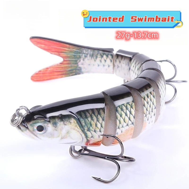 HeyLure 27 г 13 7 см шарнирная свимбейт 8-сегментный Тонущий Воблер для ловли карпа