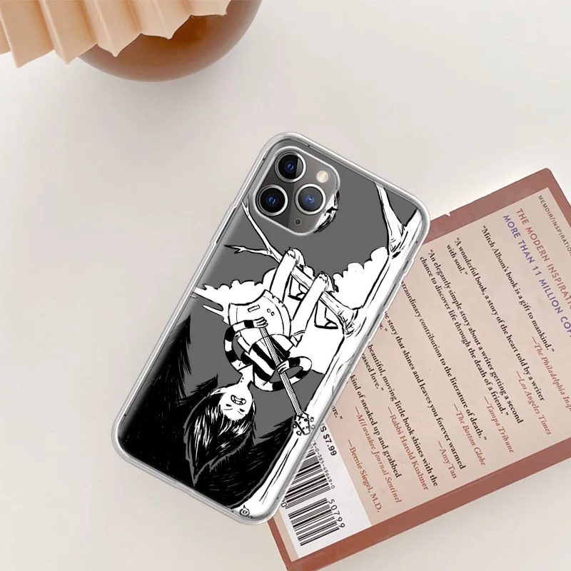 Adventure Time Marceline Phone Case For Iphone 14 13 15 16 Pro Max Plus Apple 11 12 Mini X XS XR Clear Cover Shell Coque Sil