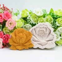 new flowers silicone 3d mold fondant cake mold cupcake jelly candy chocolate decoration baking tool moulds accessories