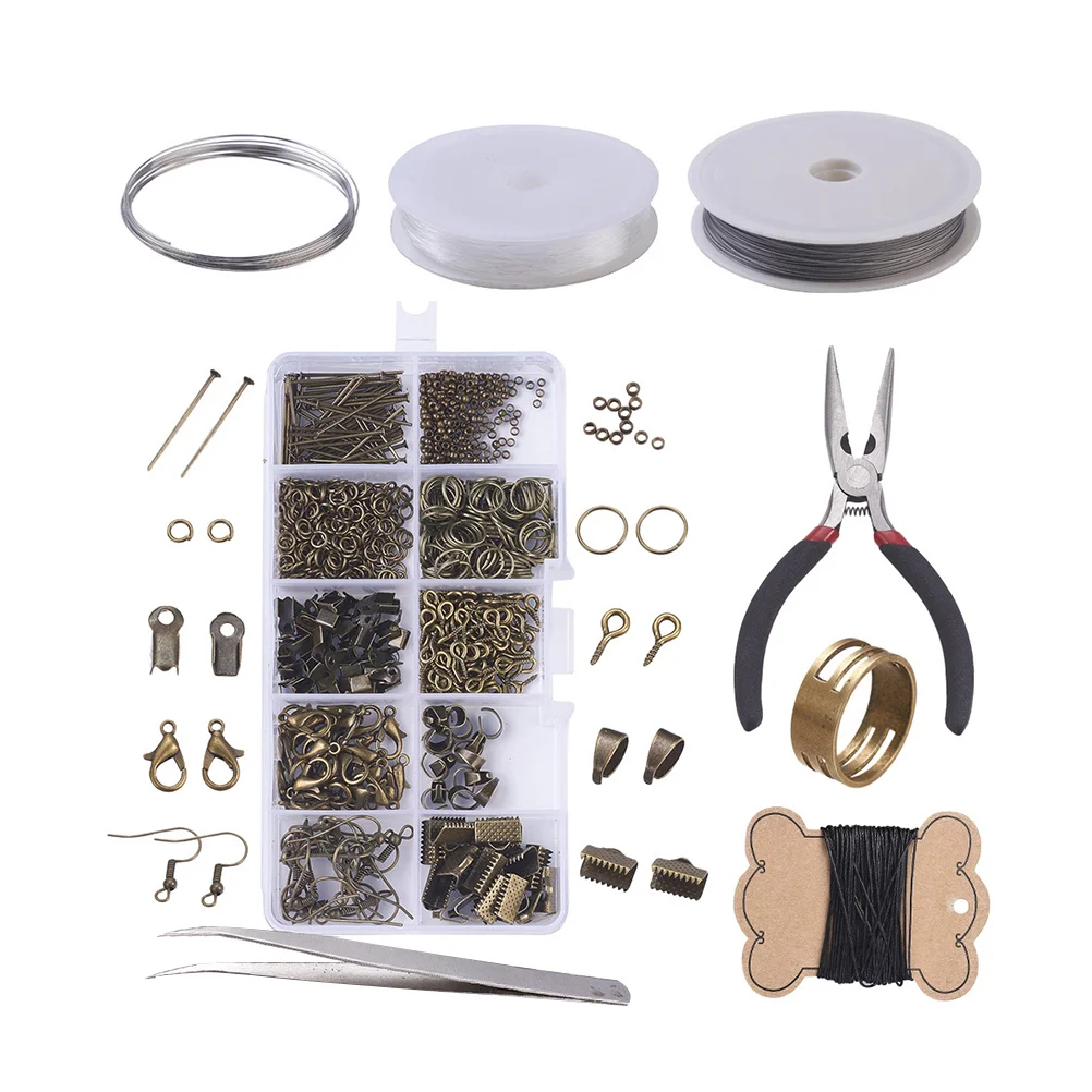 

DIY Earrings Accessories Hand Jewelry Earing Set DIY Earrings Materials Jewelry Findings Kit Necklace Sets