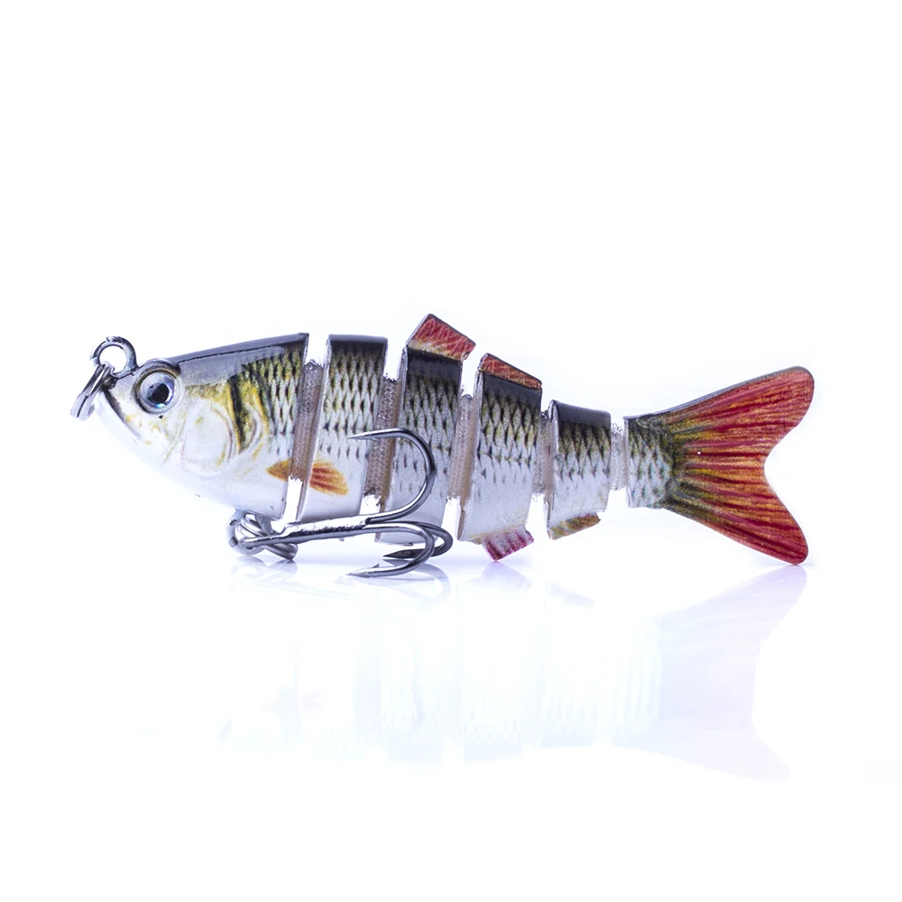 

7cm 8.5g small size 6-section simulation multi-section fake bait submerged broken section bait