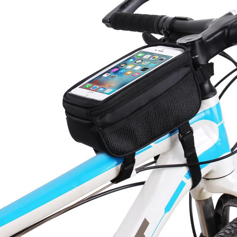 

Bike Bag Bicycle Frame Front Top Tube Bags 4.0-4.8 inch Phone Bag Cycling Touch Phone Screen Case Pannier MTB Bag Bicycle Access