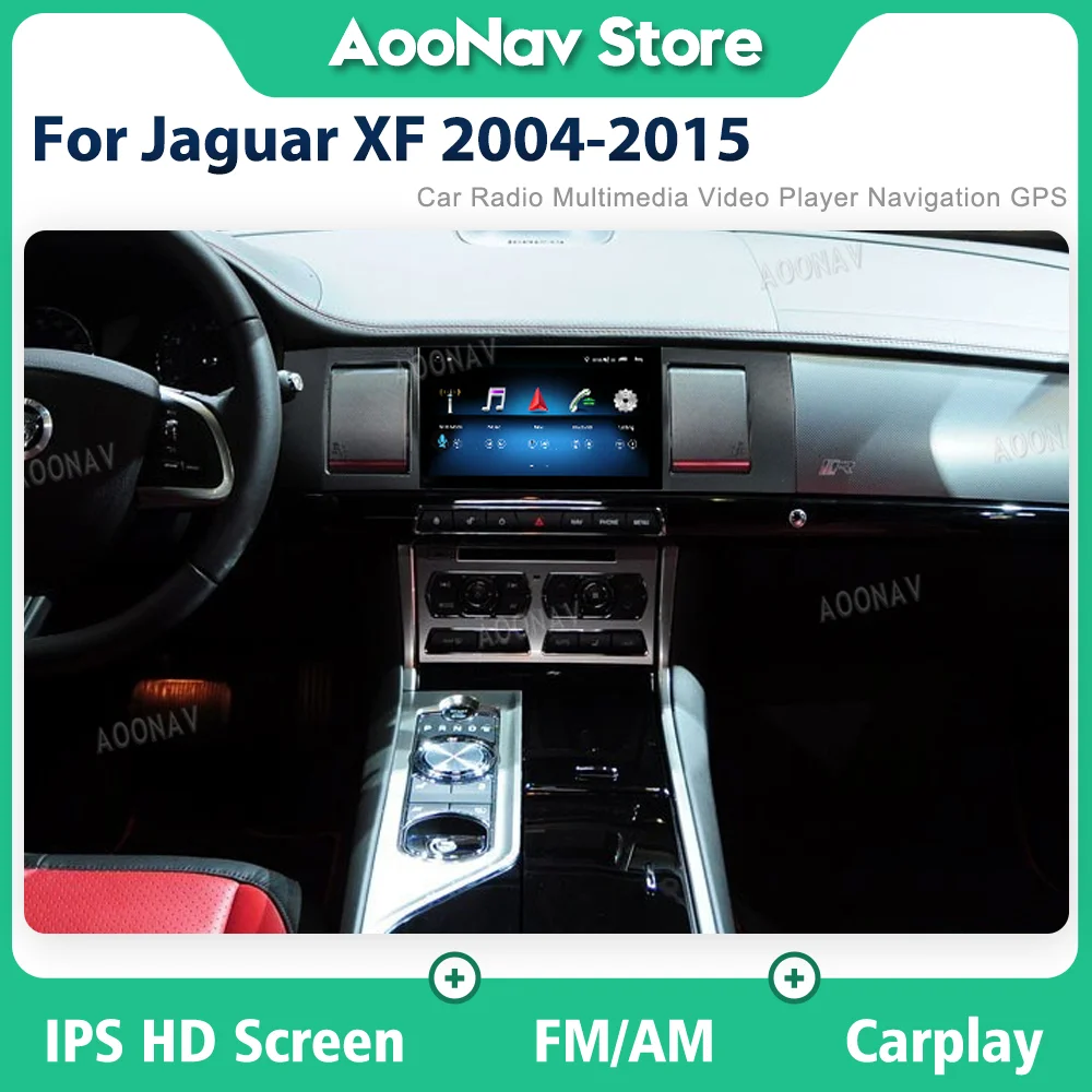 

128GB Car Stereo For Jaguar XF 2004-2015 Dual System Android Car Multimedia Radio Player GPS Navigation Wireless Carplay WIFI
