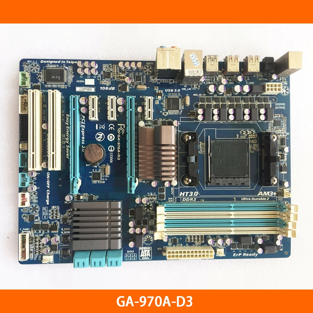 

Для Gigabyte GA-970A-D3 DDR3 32G Socket AM3 +/AM3 970A 970A-D3 USB 3,0 настольная Материнская плата высокого качества Быстрая доставка