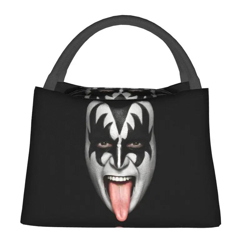 Изолированная сумка-тоут для ланча Gene simмонс Поцелуй демона женщин многоразовый