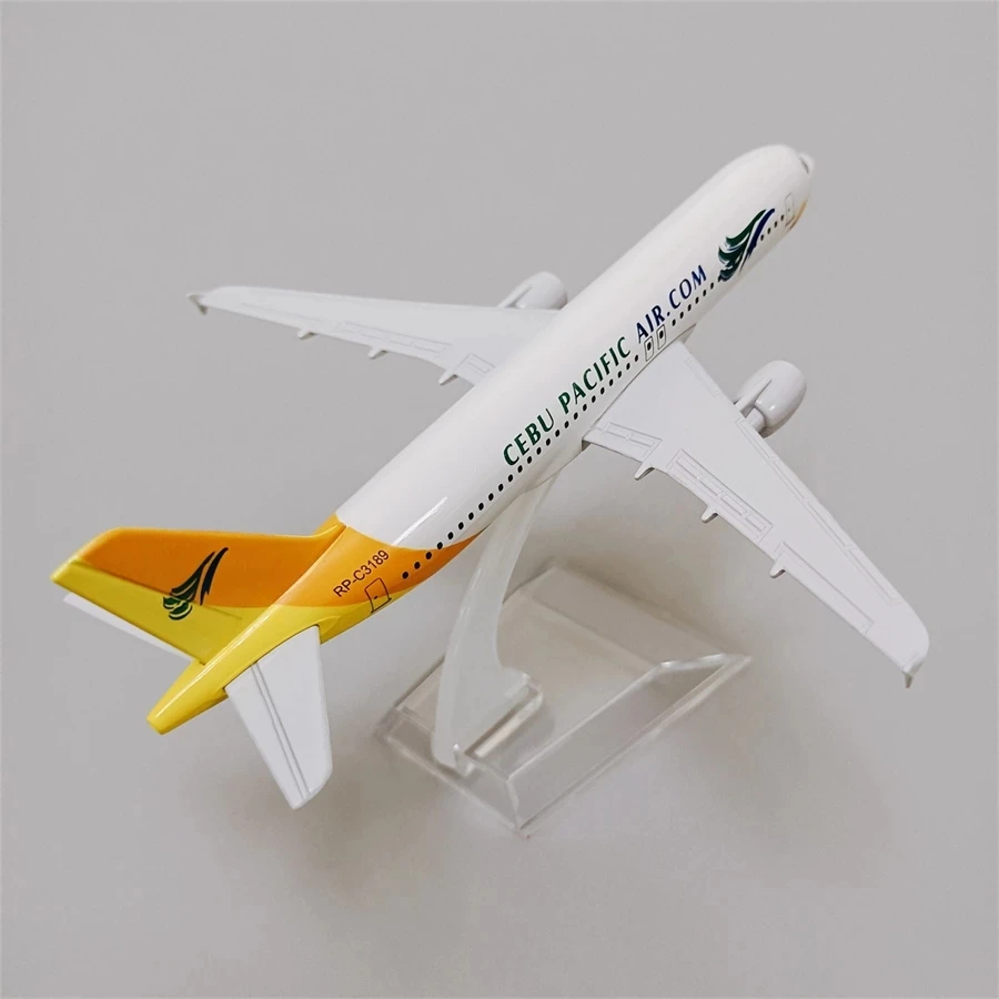 Фото Модель самолета 16 см, авиа, Филиппины, CEBU PACIFIC A320, аэробус 320, авиакомпании №3