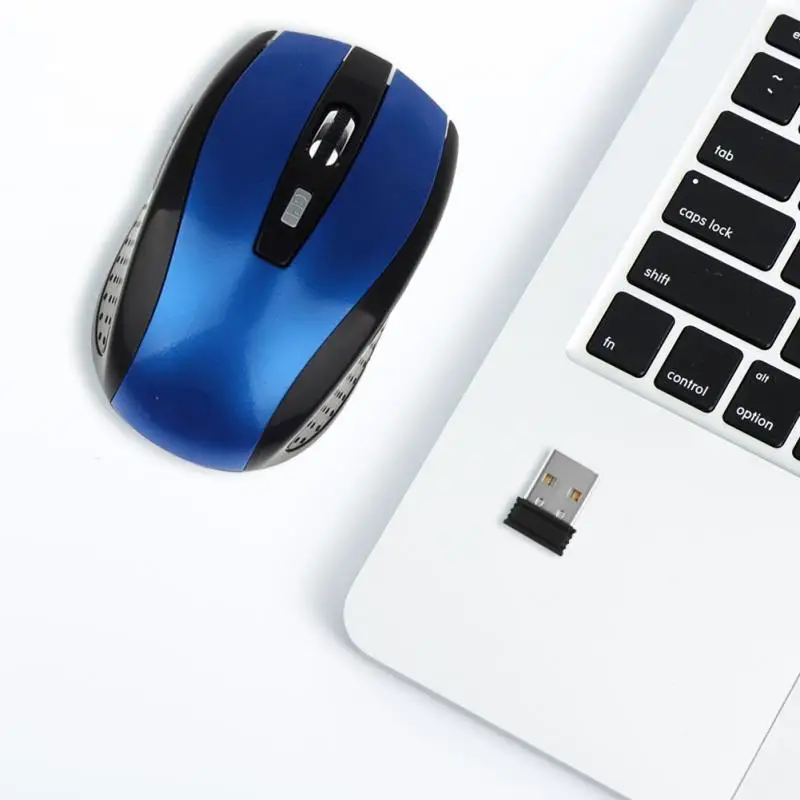 

For Laptop Pc Wireless Mouse 1600dpi 2.4ghz Gamer Mice With Usb Receiver Ergonomic Gaming Mouse For Macbook Computer Mouse