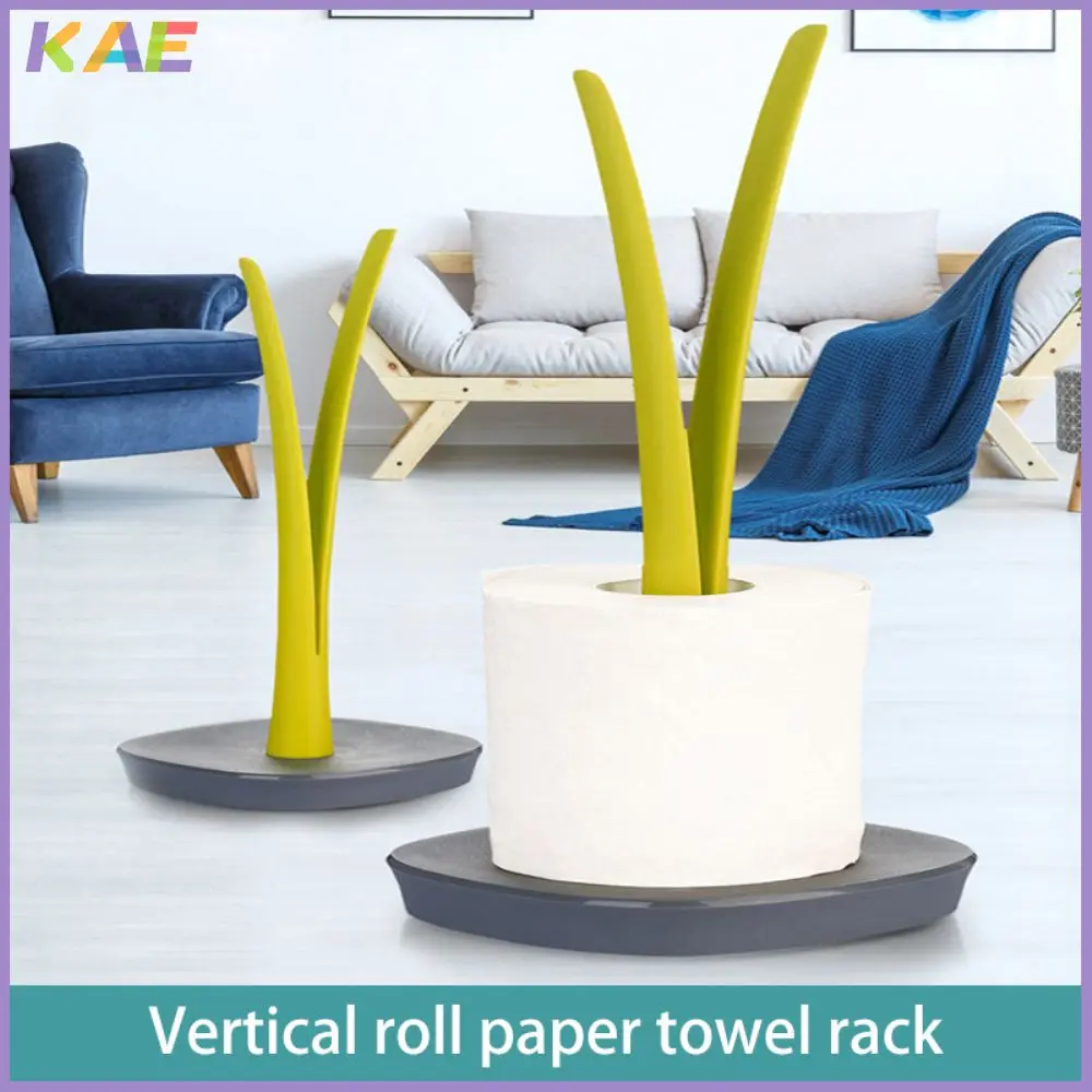 

Bathroom Paper Towel Holder Classic Stand Paper Towel Holder Weighted Single Tear Home Kitchen Tissue Storage Rack Table Decor