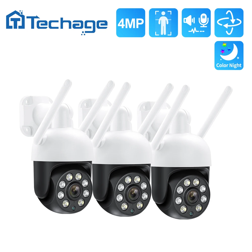 

Беспроводная PTZ-камера Techage XM-PT805W-40W
